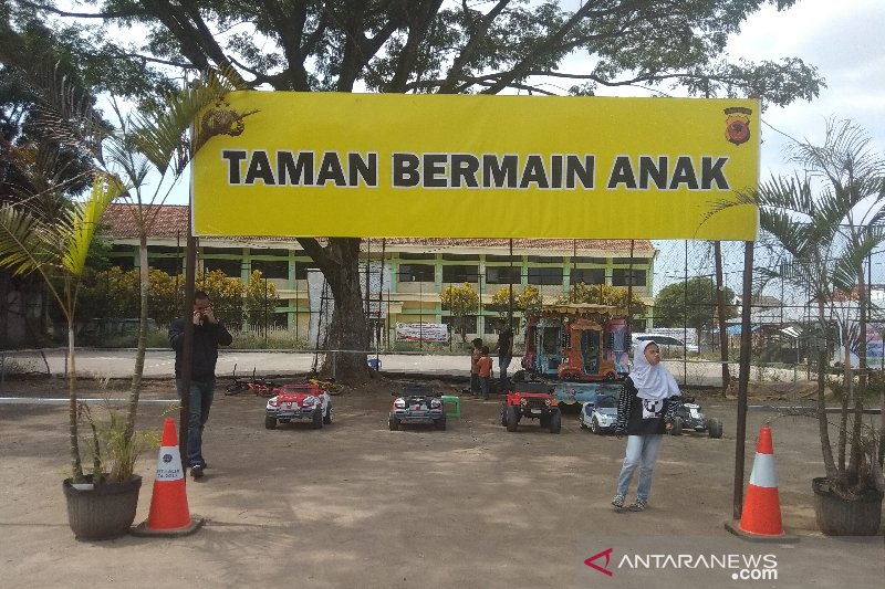 Pos Pelayanan Limbangan sediakan Taman Bermain Anak untuk pemudik