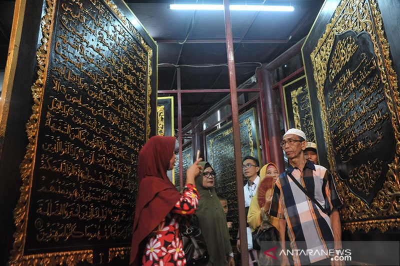 Objek wisata Al Quran Al Akbar gandus ramai pengunjung