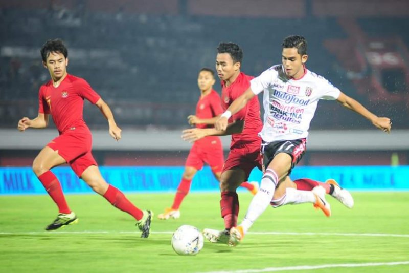 Timnas U-23 tahan imbang Bali United