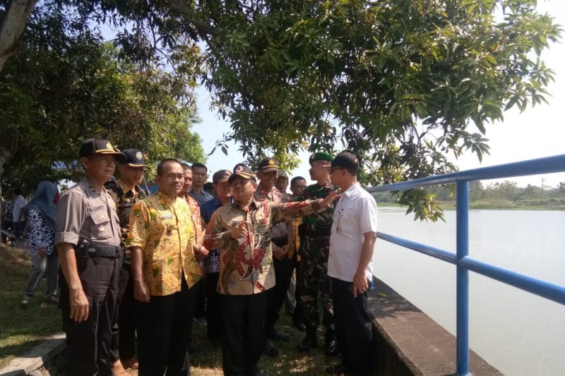 Distribusi air sawah di Indramayu dipantau agar terjaga masuki musim kemarau