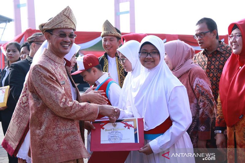 Pemkot gelar upacara peringatan hari Jadi Kota Palembang ke 1336