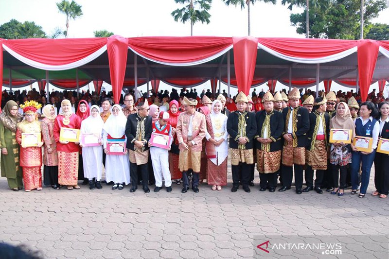 Pemkot gelar upacara peringatan hari Jadi Kota Palembang ke 1336