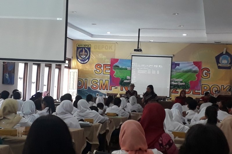 Kelas inspirasi di SMPN Depok tanamkan semangat belajar anak didik