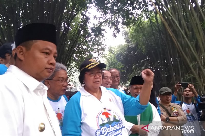 Menteri LHK: Galakkan penanaman bambu di sepadan sungai Ciliwung