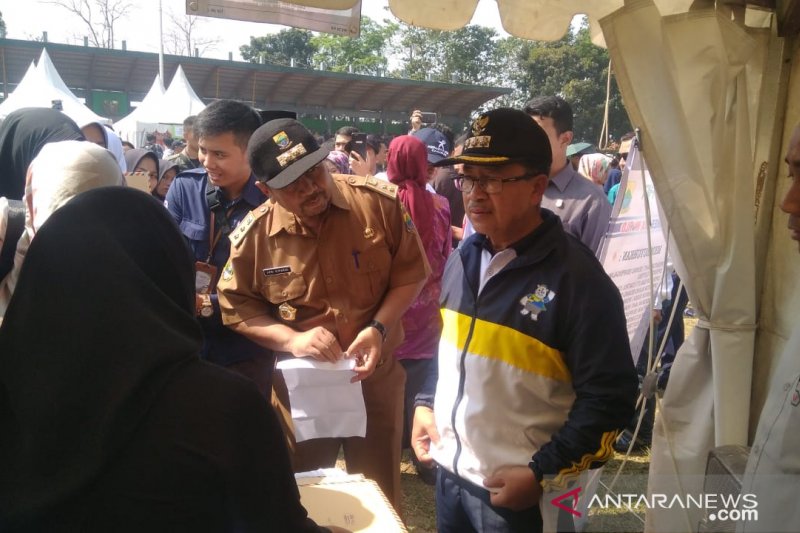 3.499 pelamar dapat pekerjaan dalam Job Fair Cianjur