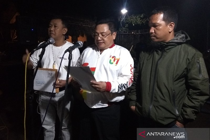 Paguron Syahbandar Kari Madi syukuran kemenangan pasangan Jokowi-Maruf