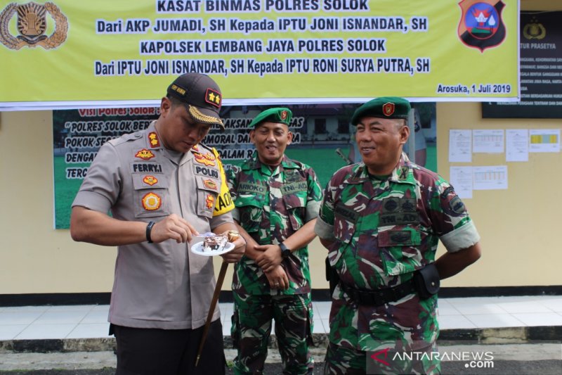 32 personel Polres Solok naik pangkat di HUT Bhayangkara