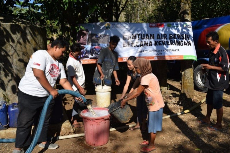ACT distribusikan air bersih ke daerah kekeringan di Gunungkidul dan Lombok