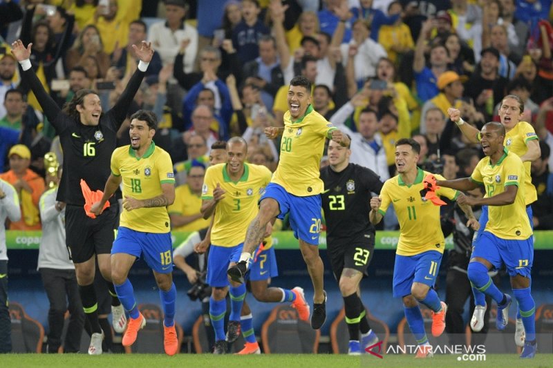 Brasil tundukkan Peru, tuntaskan 12 tahun dahaga juara Copa America