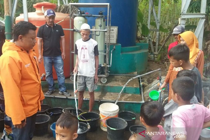 BPBD Kota Tasikmalaya pasang instalasi pengolahan air di daerah kekeringan
