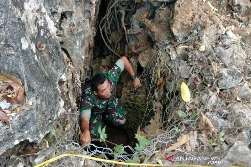 Kodim 0730/Gunung Kidul angkat air dari Gua Pulejajar