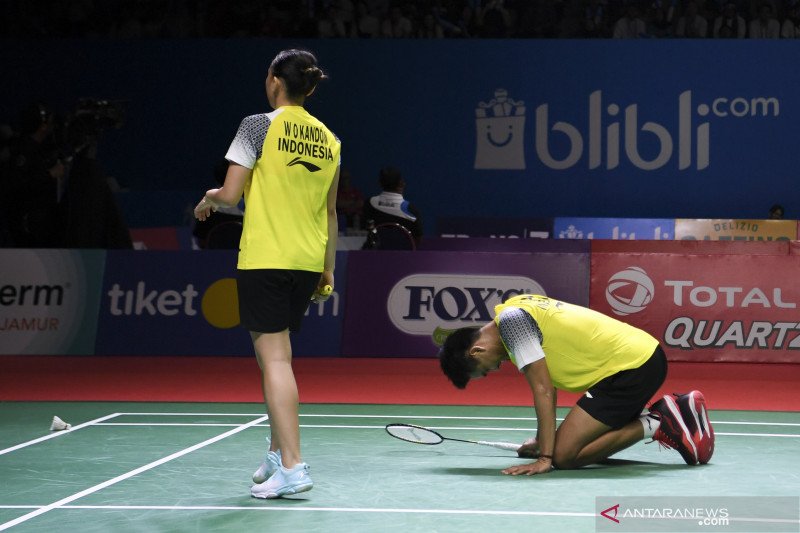 Owi/Winny akui kurang cerdik usai tersingkir di China Open 2019