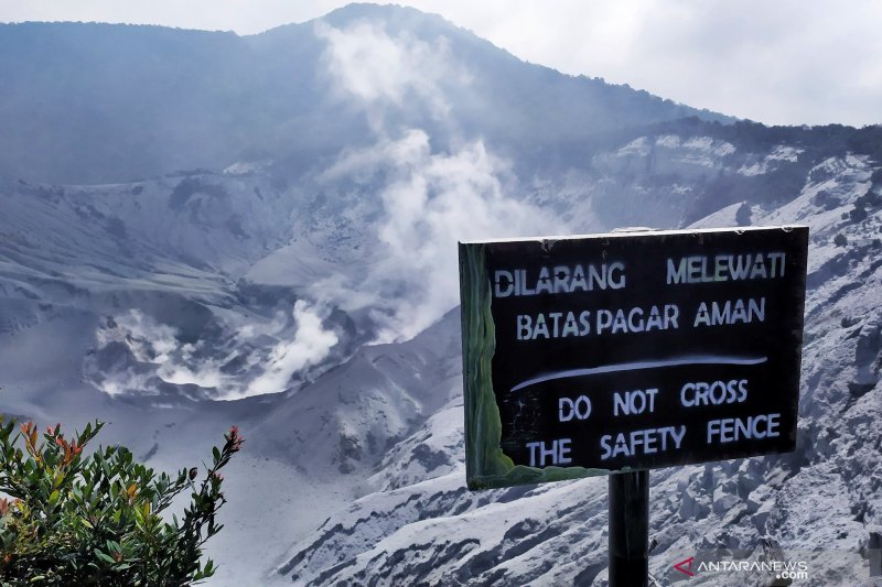 BPBD: Masyarakat masih dilarang dekati Kawah Tangkuban Parahu