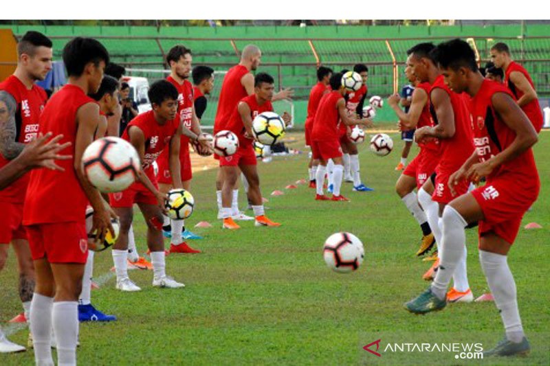 Latihan PSM Makassar jelang final Piala Indonesia