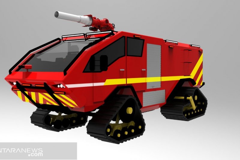 Mahasiswa Upj Desain Mobil Damkar Khusus Lahan Gambut Antara News
