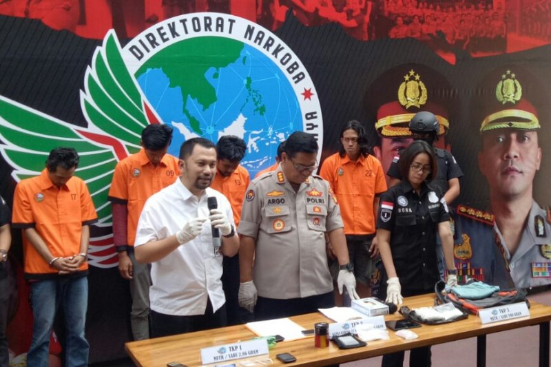 Lima pemasok sabu-sabu ke Nunung ditangkap polisi