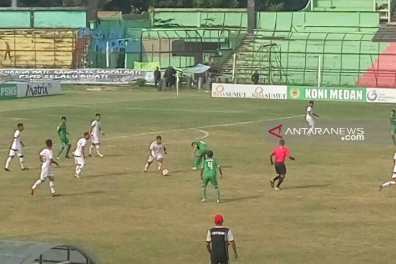 PSGC Ciamis kalah dari tuan rumah PSMS 1-2