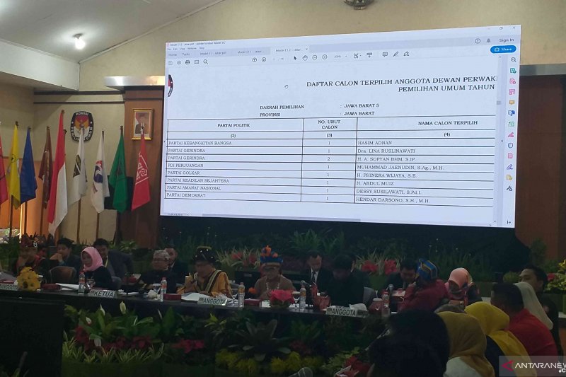 Gerindra raih kursi terbanyak di DPRD Jawa Barat 2019-2024