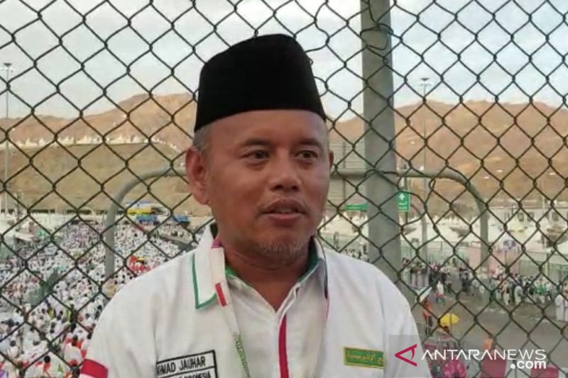Sejumlah tenda jamaah haji Indonesia di Mina kemasukan air