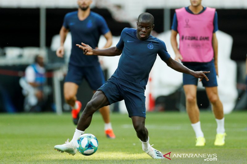 Kante diragukan perkuat Chelsea sejak awal lawan Liverpool