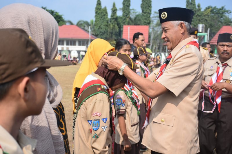 Bupati Sleman mengajak Pramuka peka pilih informasi
