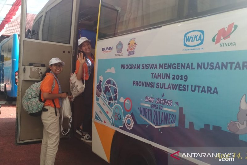 WIKA Jemput Peserta SMN 2019 Asal Semarang di Manado