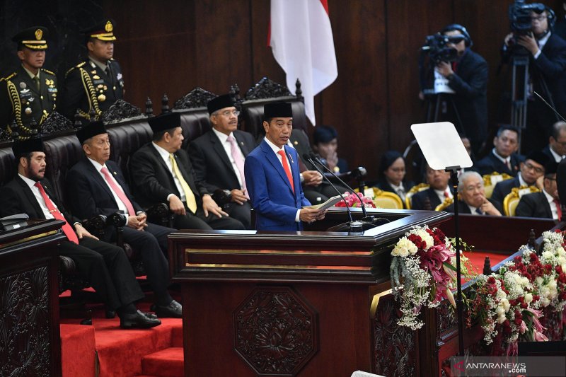 Tiga Pidato Terakhir Jokowi Dalam Periode Pertama Pemerintahannya Antara News