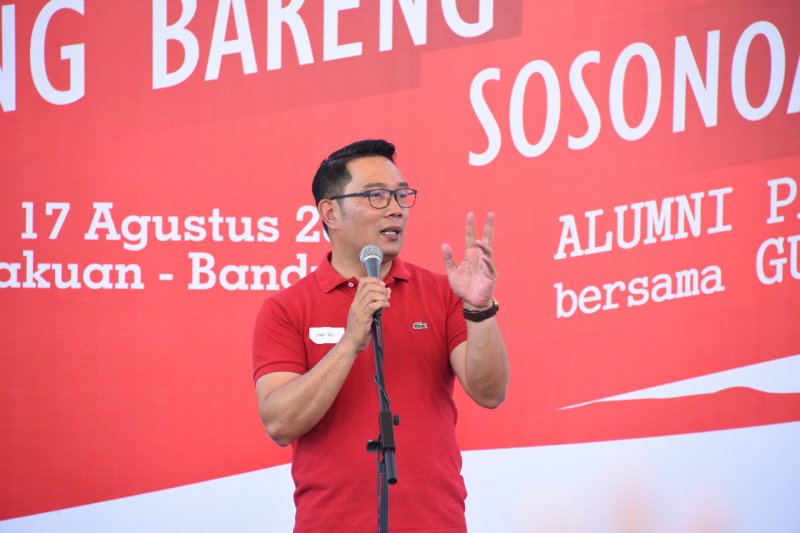 Cerita Ridwan Kamil ketika jadi anggota Paskibraka Kota Bandung 1988