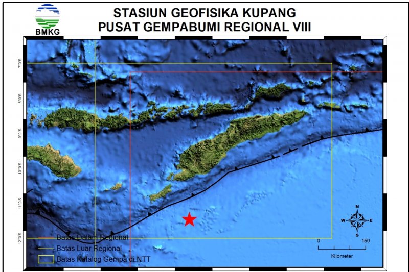 Rote Ndao diguncang gempa 5.1 SR