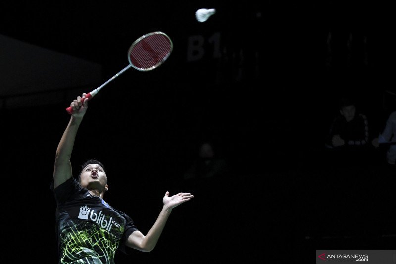 Anthony Ginting kembali bertemu Momota di final China Open