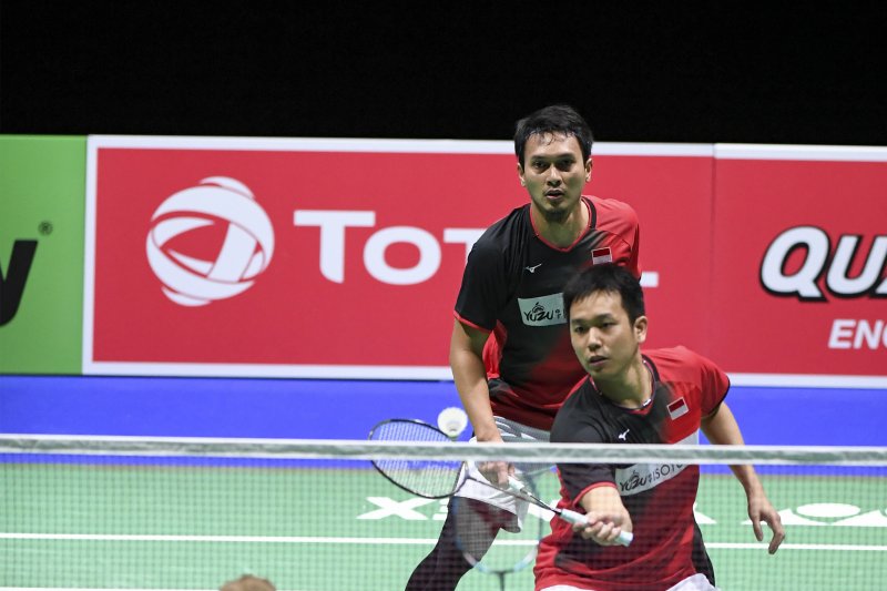 Ahsan/Hendra pembuka babak 16 besar kejuaraan dunia bulu tangkis