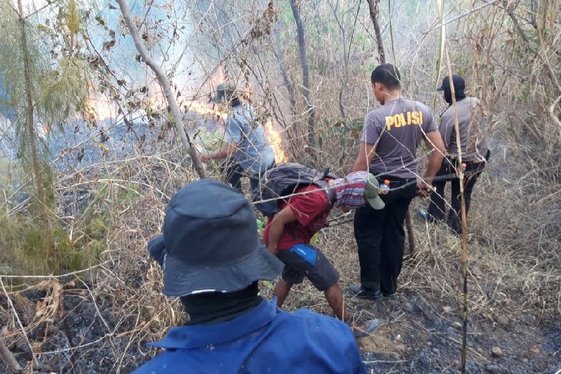 BPBD: Jalur wisata pendakian Gunung Guntur ditutup akibat kebakaran hutan