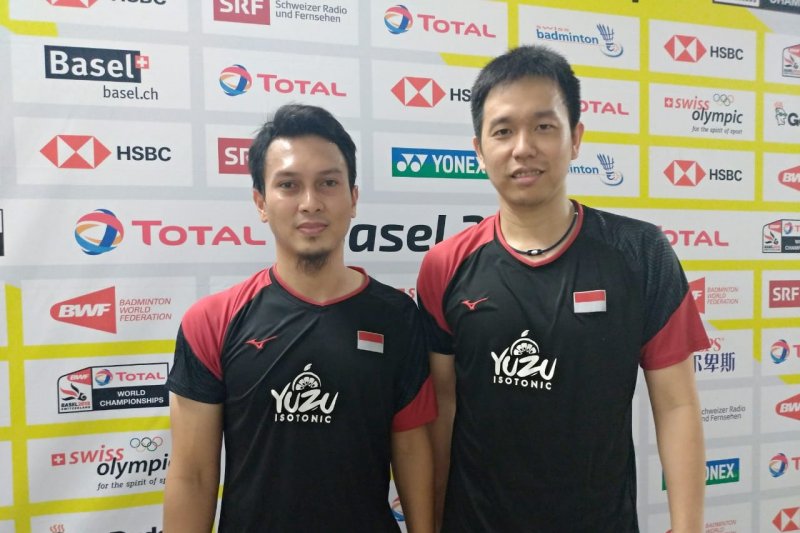 Hendra/Ahsan melaju ke final ganda putra Kejuaraan Dunia BWF