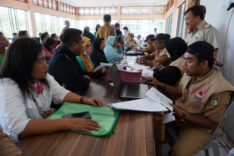 Verivikasi korban bencana penerima hunian tetap