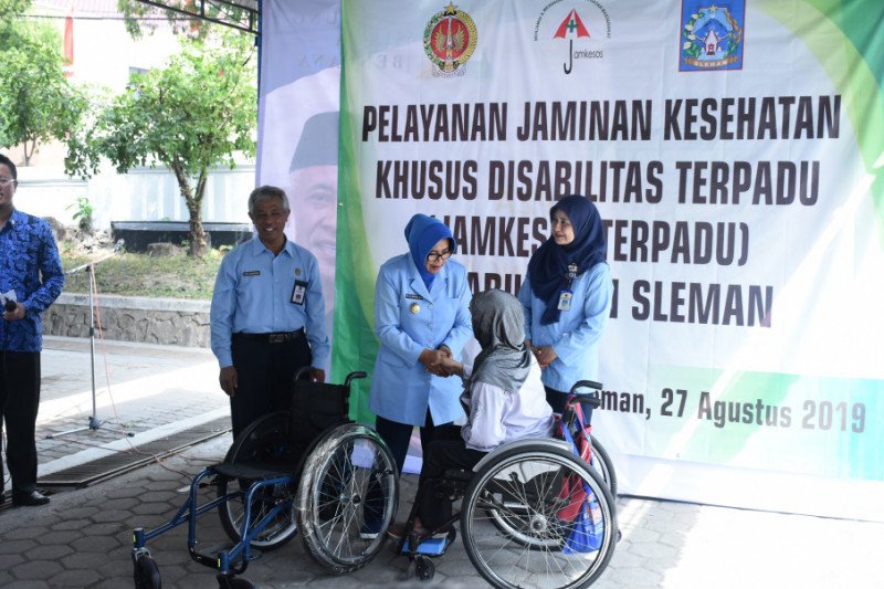 Sleman menggelar pelayanan kesehatan gratis bagi penyandang disabilitas
