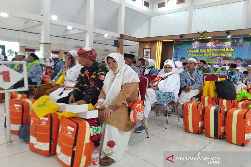 12.915 haji dipulangkan melalui Debarkasi Surakarta