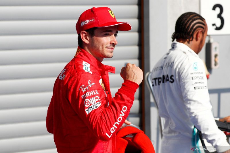 Charles Leclerc raih start terdepan balapan F1 di GP Belgia