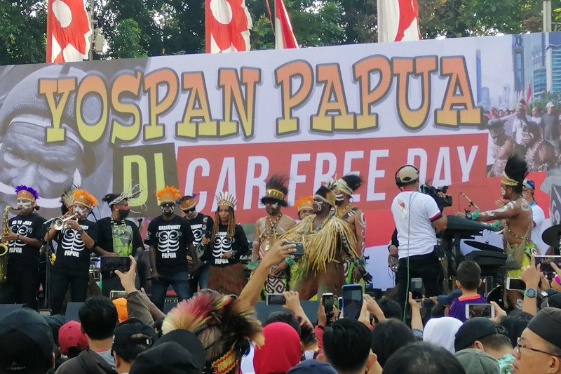 Warga Papua di Jakarta gelar musik dan tarian Yospan Papua jalin persatuan bangsa