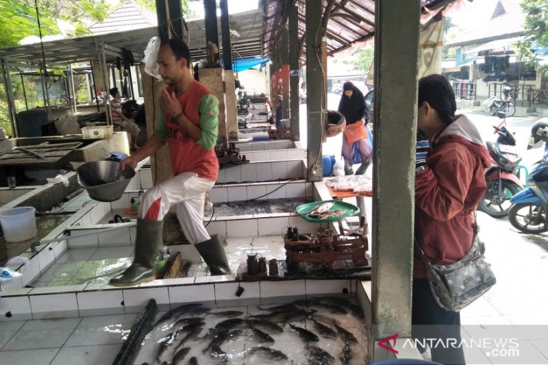 Harga ikan mas di pasar Cianjur naik 15 persen