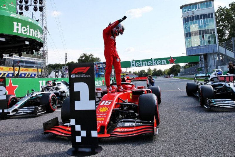 Charles Leclerc amankan 'pole position' di balap F1 GP Italia