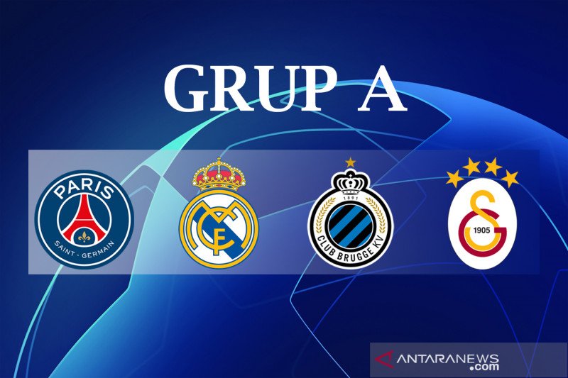 Liga Champions Grup A: Real Madrid dan PSG jadi tim unggulan