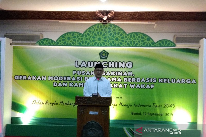 Menag luncurkan Pusaka Sakinah, Gerakan Moderasi Beragama dan Kampung Zakat-Wakaf