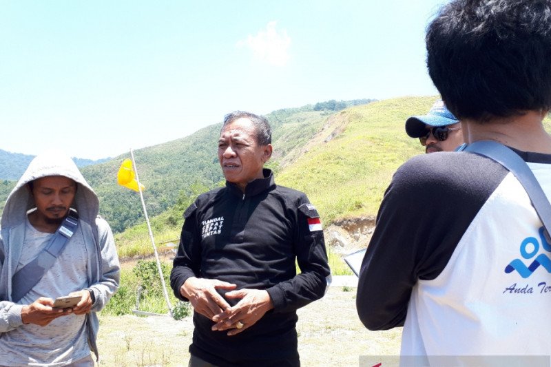 Pengerjaan objek wisata paralayang puncak Salena Palu dilanjutkan lagi 2020