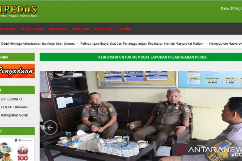 Ciptakan "Sipedas", Satpol PP Damkar Kabupaten Solok menuju digitalisasi pelayanan