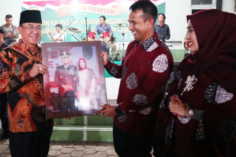 Sebelum tinggalkan Inhil, ini pesan Letkol Inf Andrian Siregar