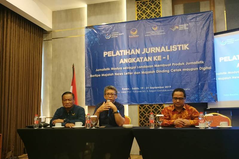 Nasdem bekali kader di DIY dengan jurnalistik