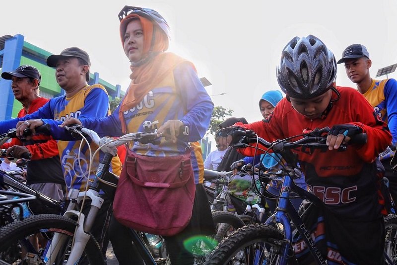 Lewat "Gowes Nusantara", masyarakat diajak peduli kesehatan