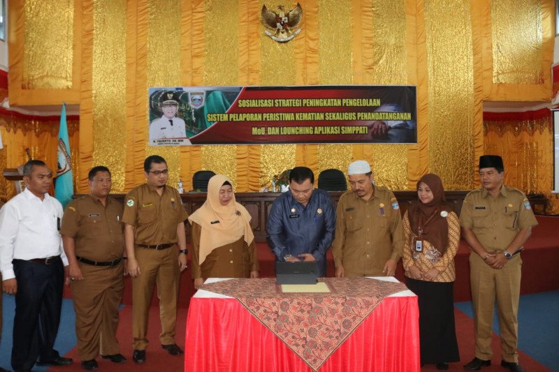 Peristiwa kematian di Pasaman Barat bisa dilaporkan melalui aplikasi berbasis daring