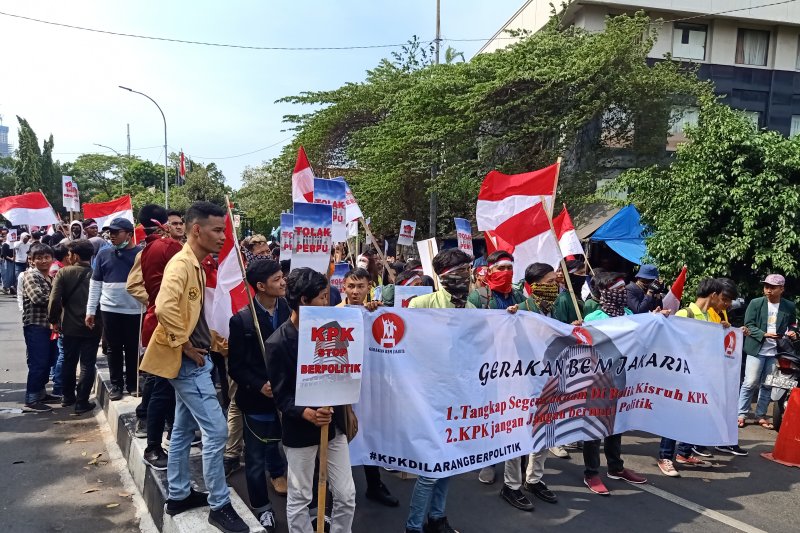 BEM Jakarta datangi KPK suarakan penolakan penerbitan Perppu