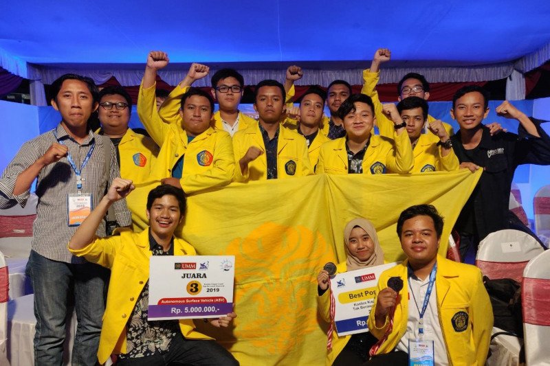 Tim AMV UI juara 3 kontes kapal cepat tak berawak